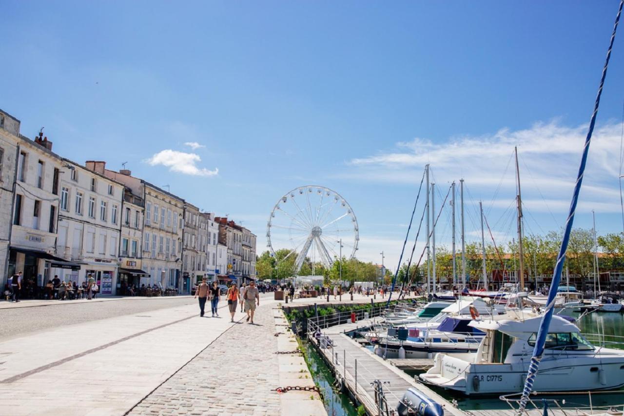 Charmant Cocon Iode Cosy Equipe, Baigne De Lumiere, Situe Au Coeur De La Rochelle A 1Min A Pied Du Marche Central Avec Tv Et Wifi Екстер'єр фото